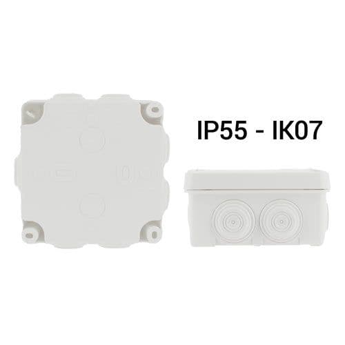 LEGRAND Plexo Boite de dérivation étanche IP55 IK07 80x80x45 blanc