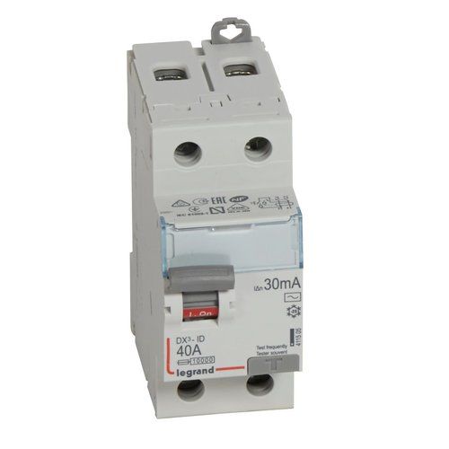 Interrupteur différentiel 40A Legrand DX3 type AC 30mA 230V