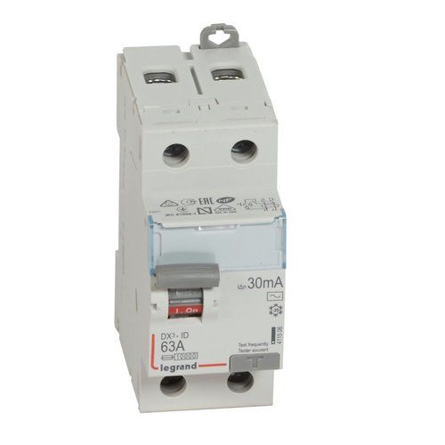 Interrupteur différentiel 63A Legrand DX3 type AC 30mA 230V