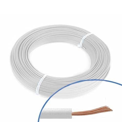 Fil électrique souple H07VK 1.5² blanc MIGUELEZ vendu en couronne