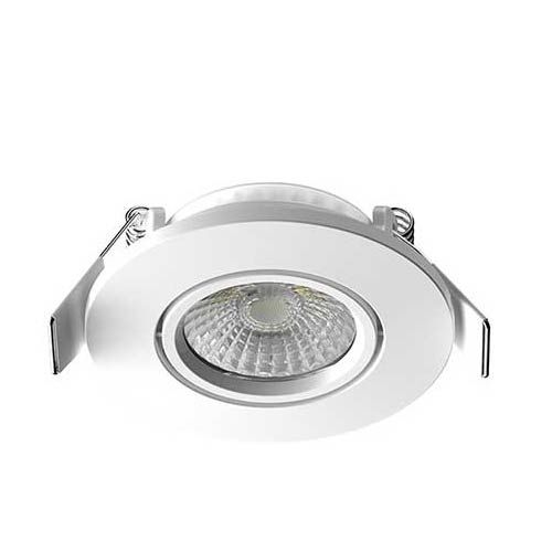 MIIDEX Spot LED BBC Eclat encastrable orientable dimmable IP65 6W 600lm CCT 68mm blanc - garantie 5 ans