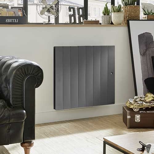 Radiateur à inertie fonte horizontal Gris 1500W NOIROT Fontea - DCN3485SEHS_x000D_