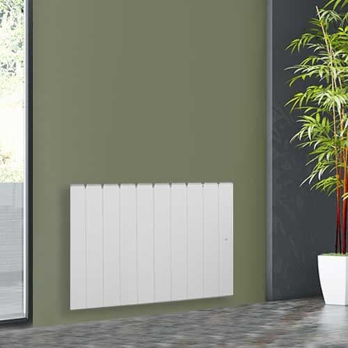 Radiateur à inertie fonte horizontal Blanc 2000W NOIROT Fontea - DCN3487SEEC