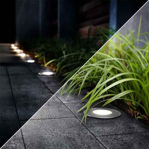 PHILIPS MyGarden Spot LED extérieur encastré de sol rond 230V 3W 270lm 3000K IP67 inox - 173064716