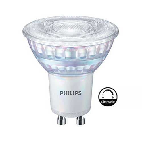 PHILIPS Master Ampoule LED dimmable GU10 36° 230V 6,2W(=80W) 575lm 4000K LEDspot - 705237