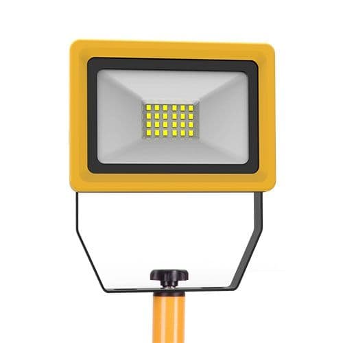 Projecteur LED sur trépied de chantier 230V 20W 1800lm 4000°K IP65