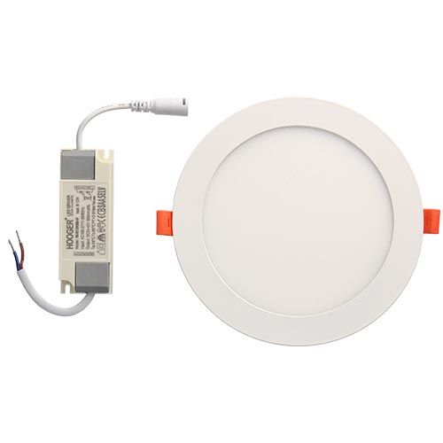 Downlight LED extra plat à encastrer 6W 580lm 120mm blanc