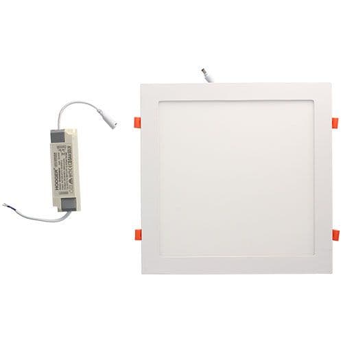 Downlight LED extra plat à encastrer carré blanc