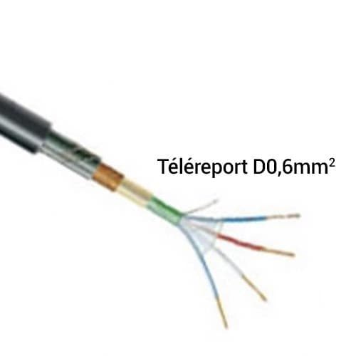 Câble téléreport armé D0.6mm² Omerin - Prix au mètre