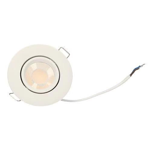 Spot LED BBC encastrable et orientable 90mm GU10 230V 3x5W 600lm CCT blanc