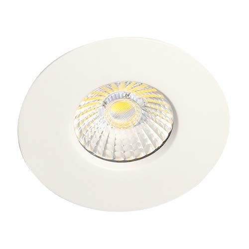 Spot LED BBC encastrable 230V 6W 540lm CCT 87mm blanc/noir/acier