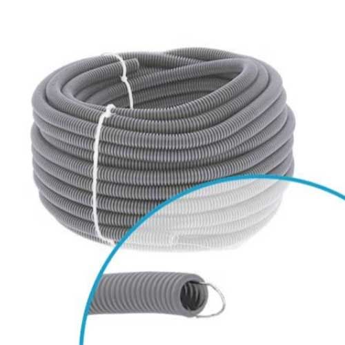 Gaine électrique ICTA D16 PROFIFLEX couleur grise - Couronne de 10m avec tire fils