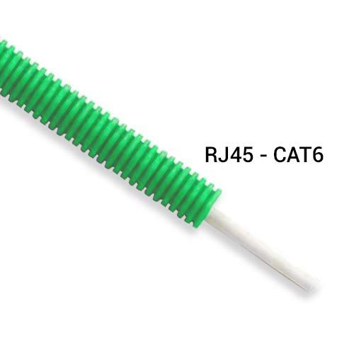 Gaine électrique ICTA pré filée CAT6 250MHz FTP 4P D20 Qofil