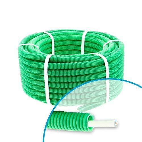 Gaine électrique ICTA pré filée CAT6 250MHz FTP 4P D20 Qofil - Couronne de 30m