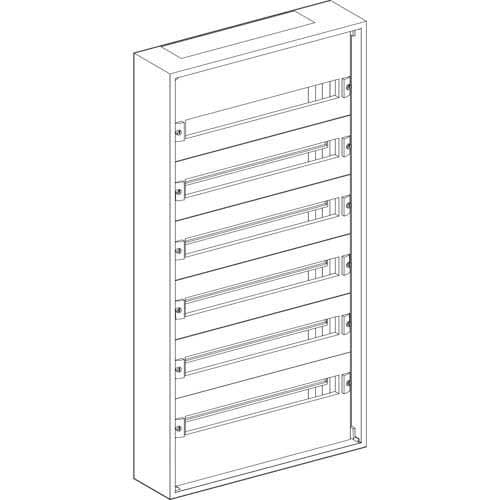 SCHNEIDER Prisma Pack 160 coffret électrique 6 rangées 24 modules - 08006