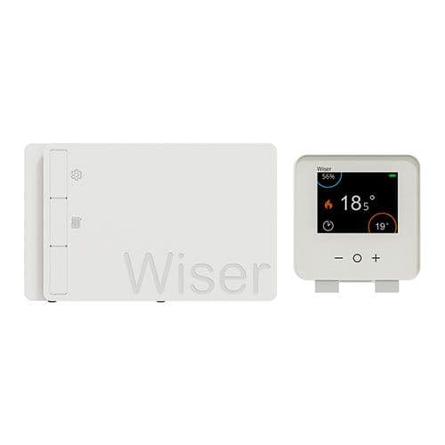 kit thermostat connecté pour chaudière Schneider Wiser - vue de face