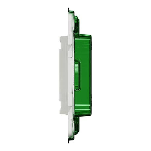 Support de fixation 2 modules avec protection de chantier SCHNEIDER Unica - NU7002PC