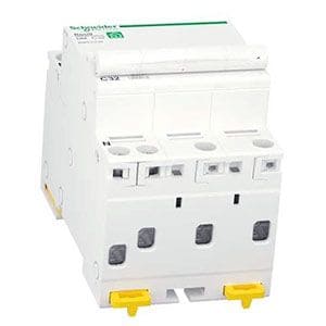 Disjoncteur SCHNEIDER Resi9 XP tétrapolaire 32A courbe C 3kA 400V