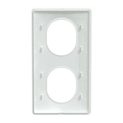 Plaque double verticale Schneider - S320724