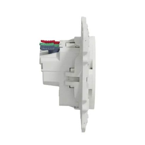 Prise de courant SCHNEIDER Odace affleurante blanc - S520052