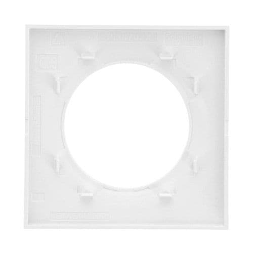 SCHNEIDER Plaque simple blanche Odace