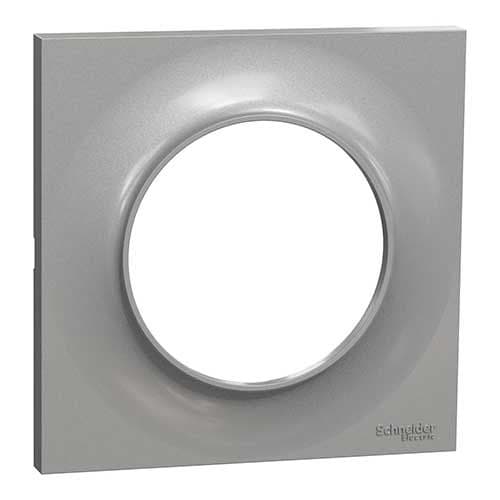 Plaque SCHNEIDER Odace Styl simple aluminium - S520702E -