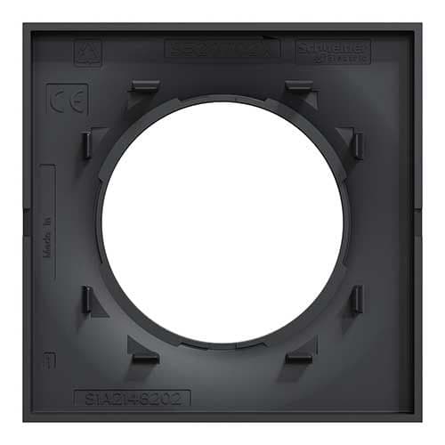 Plaque SCHNEIDER Odace Styl simple anthracite - S540702