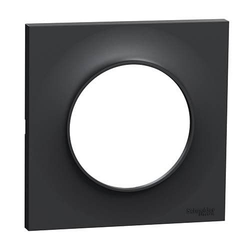 Plaque SCHNEIDER Odace Styl simple anthracite - S540702