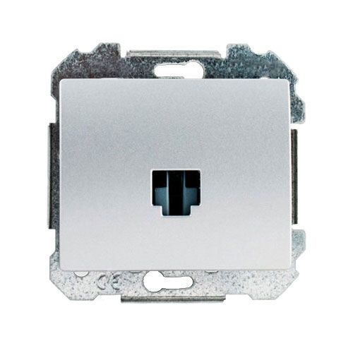 SIEMENS Delta Iris Mécanisme prise informatique RJ45 catégorie 6 - Silver