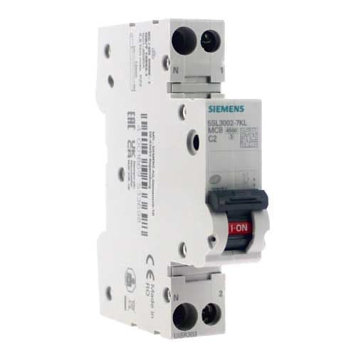 SIEMENS Disjoncteur 2A Ph+N Courbe C 4.5kA 230V  C2