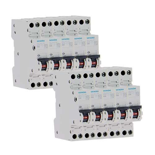 SIEMENS Lot de 10 disjoncteurs 32A Ph+N Courbe C 4.5kA 230V