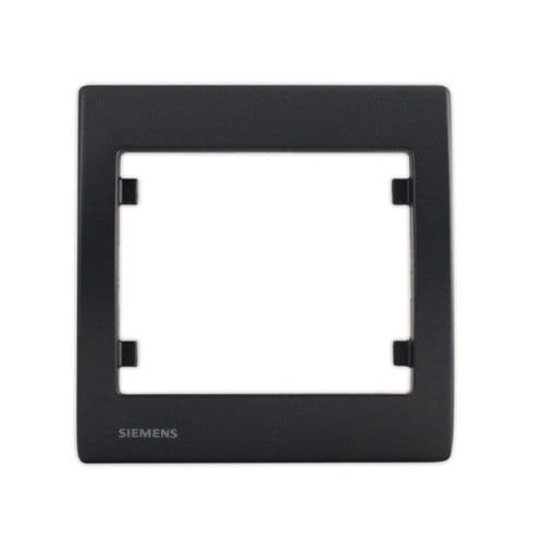 SIEMENS Delta Iris Plaque simple anthracite