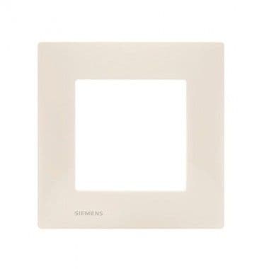 SIEMENS Delta Viva Plaque simple - Beige