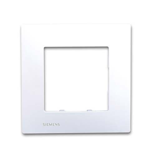 SIEMENS Delta Viva Plaque simple - Blanc