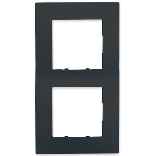 SIEMENS Delta Viva Plaque double - Anthracite