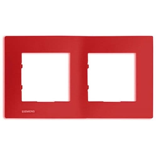 SIEMENS Delta Viva Plaque double - Rouge