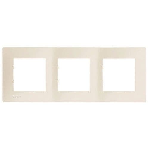 SIEMENS Delta Viva Plaque triple - Beige