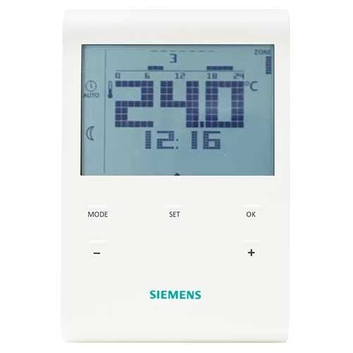 SIEMENS Programmateur sans fil 3 zones fil pilote 4 ordres + 1 récepteur