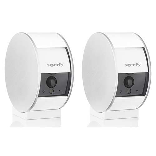 Lot de 2 caméras de surveillance intérieures SOMFY blanches - 1870469