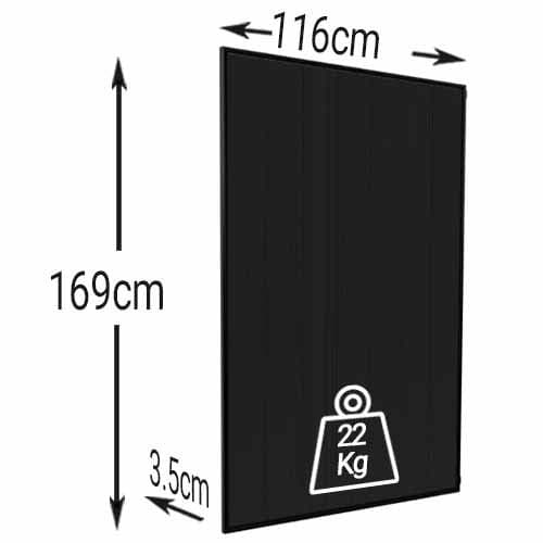 Dimensions Panneau solaire monocristallin