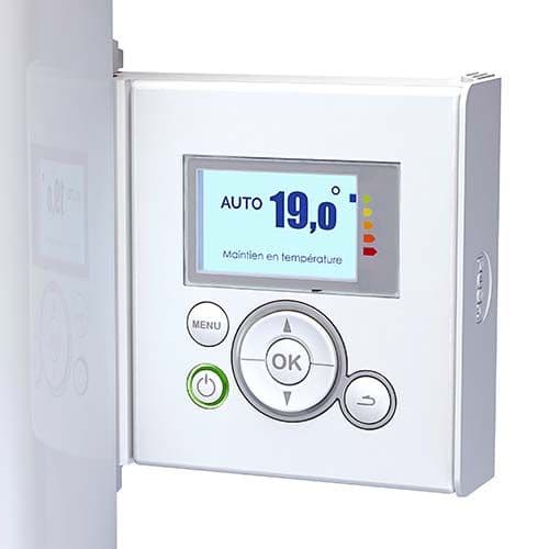 Thermostat coulissant à positionner à droite ou à gauche de l'appareil