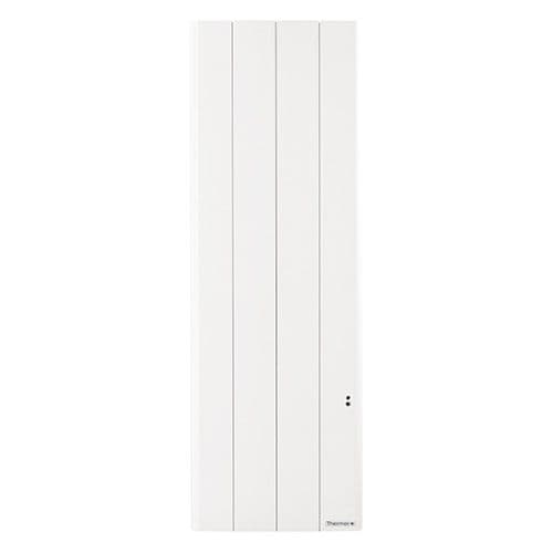 Radiateur connecté à inertie fluide vertical blanc 1500W THERMOR Bilbao 3 - 494851