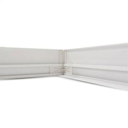 MIIDEX Cadre saillie pour dalle LED 600x600 blanc